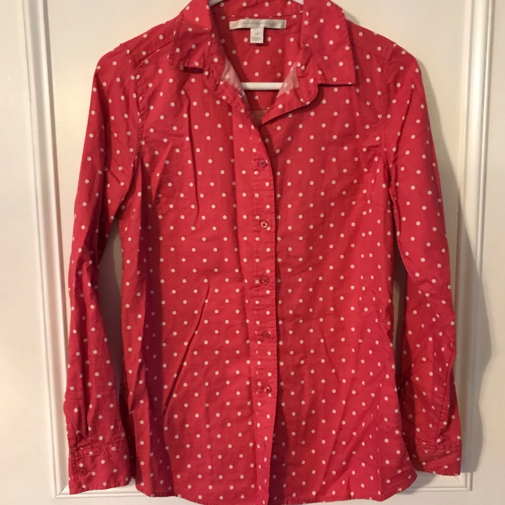 Lauren Conrad Polka Dot Blouse